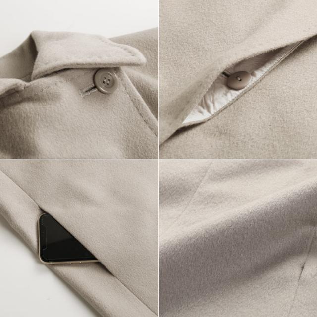 カシミヤ100％ ロングコート 冠婚葬祭 フォーマル