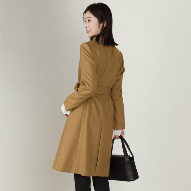 カシミヤ100％ ロングコート 冠婚葬祭 フォーマル