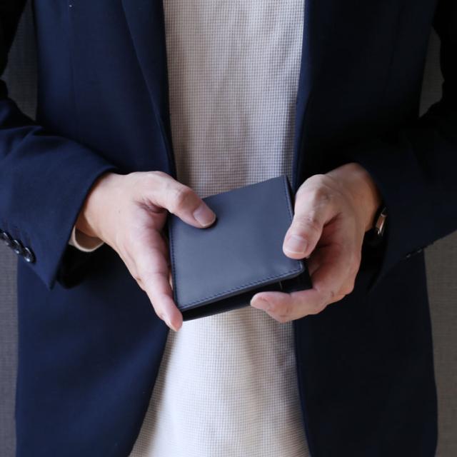 mieno 二つ折り コンパクト 折り財布 メンズ