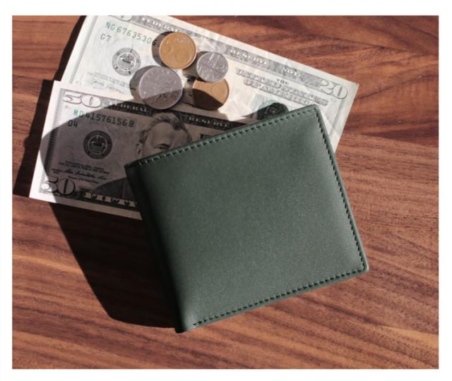 mieno 二つ折り コンパクト 折り財布 メンズ