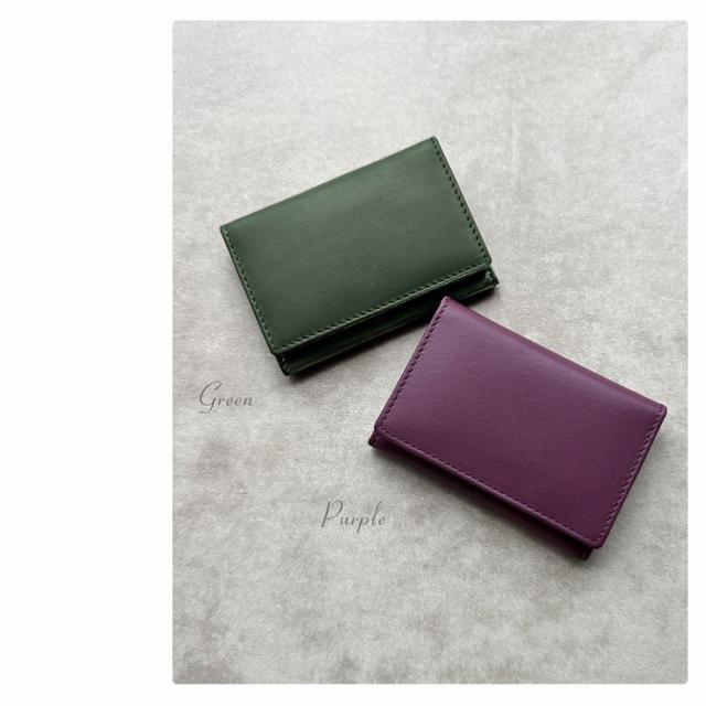 mieno 名刺入れ レディース 本革