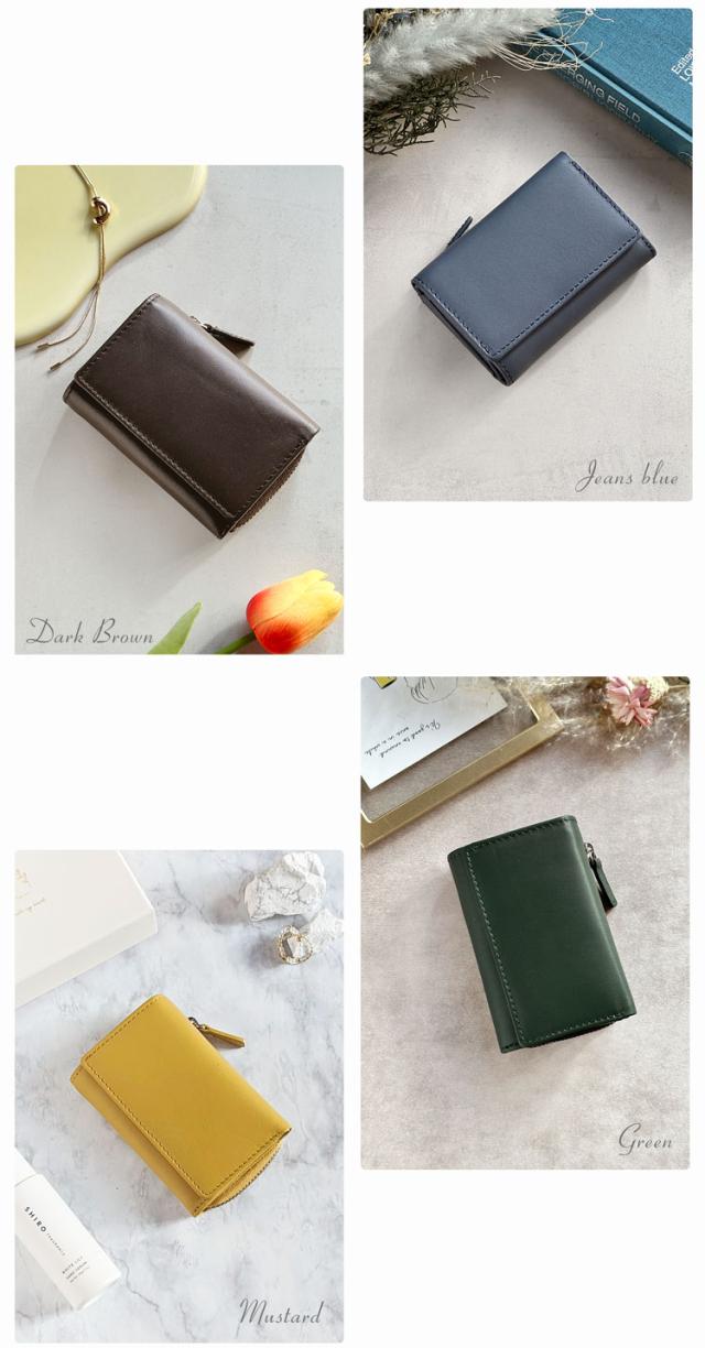 牛革 キーケース 小銭入れ 財布 小さい
