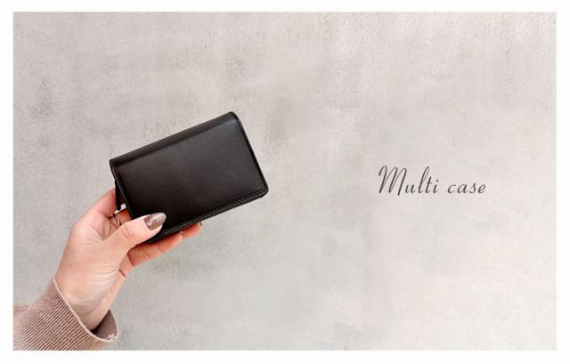 牛革 キーケース 財布 スマートキー 一体型