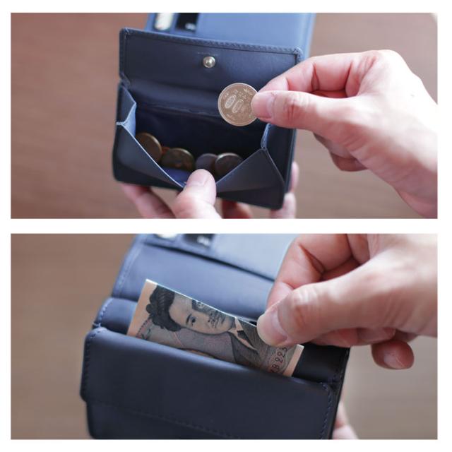 牛革 キーケース 財布 スマートキー 一体型