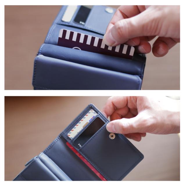 牛革 キーケース 財布 スマートキー 一体型