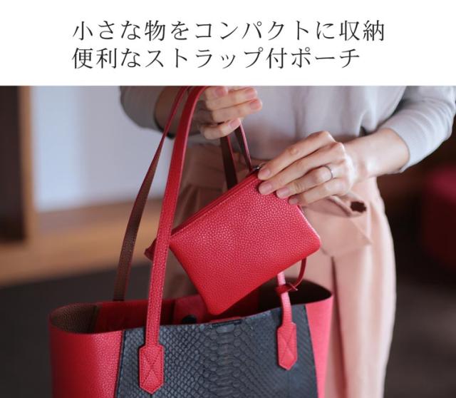 ダイヤモンドパイソン & 牛革 トートバッグ シュリンク加工 バイカラー ナチュラルグレー ブラックレッド