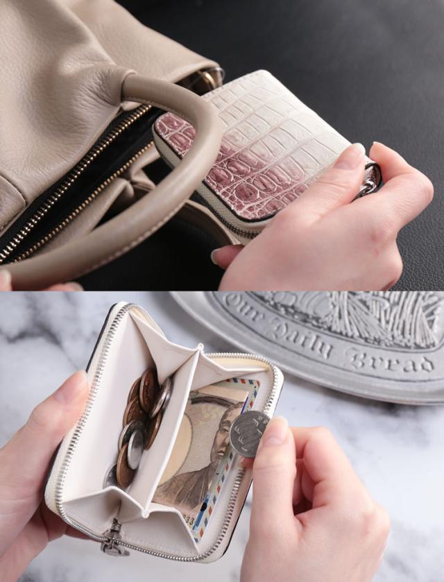 ミニ財布 コンパクト財布 お札が入る