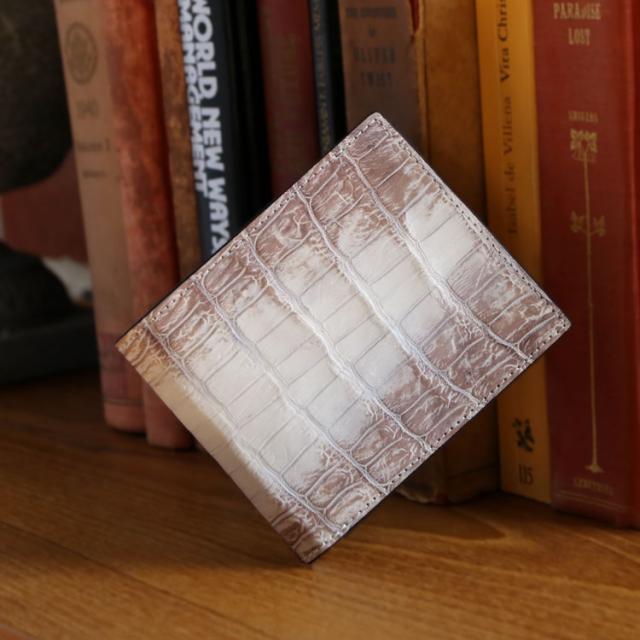 ヒマラヤ クロコダイル ミニ財布 コンパクト財布 折り財布