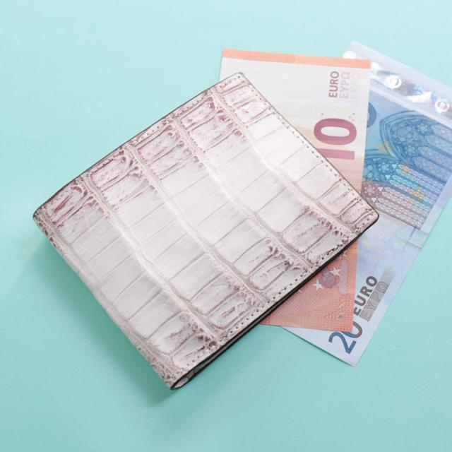 ヒマラヤ クロコダイル ミニ財布 コンパクト財布 折り財布