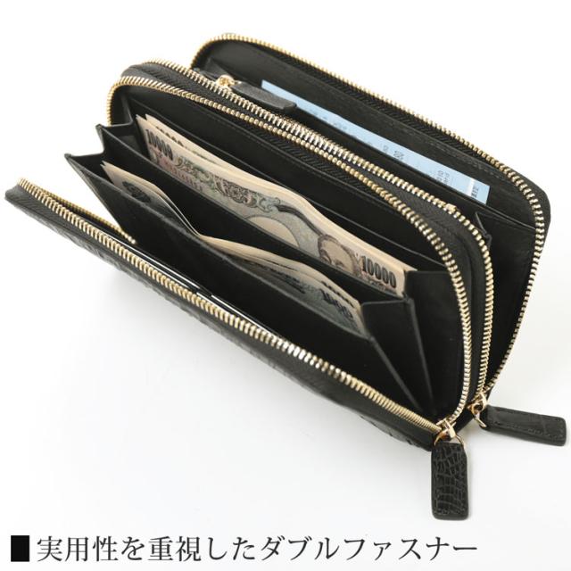 実用性を重視したダブルファスナー