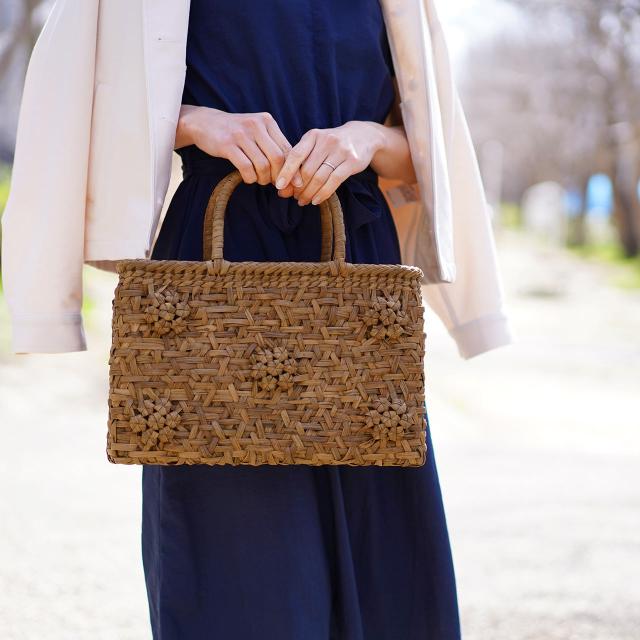 山葡萄 かごバッグ 山葡萄バッグ