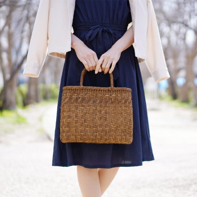 山ぶどう カゴバッグ 籠 トート 網代編み
