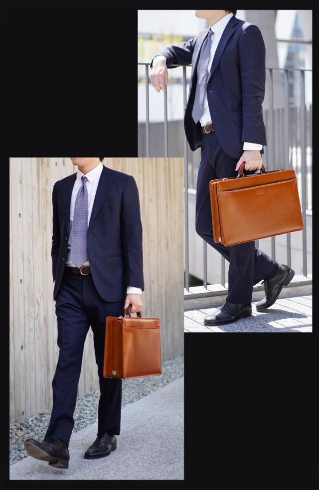 牛革 ビジネス バッグ ダレスバッグ 2WAY