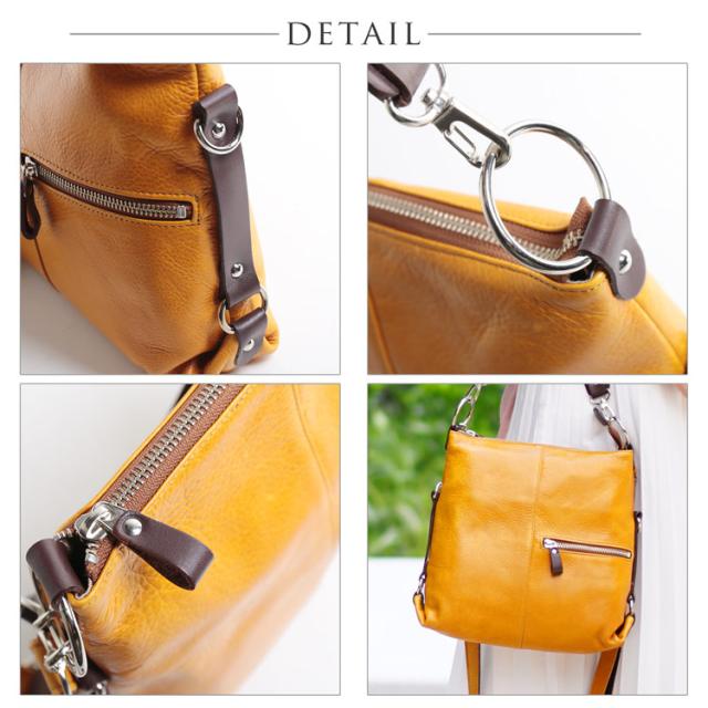 牛革 ショルダー バッグ 2WAY