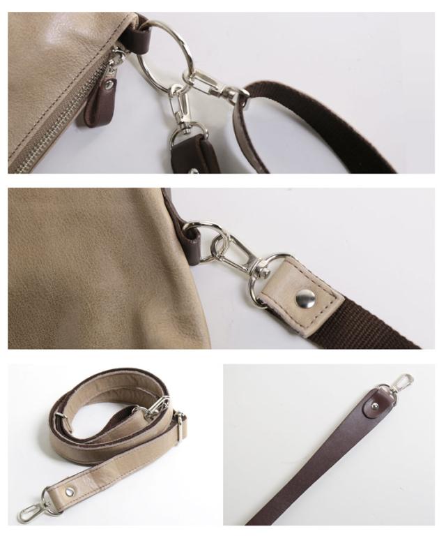 牛革 ショルダーバッグ 2WAY