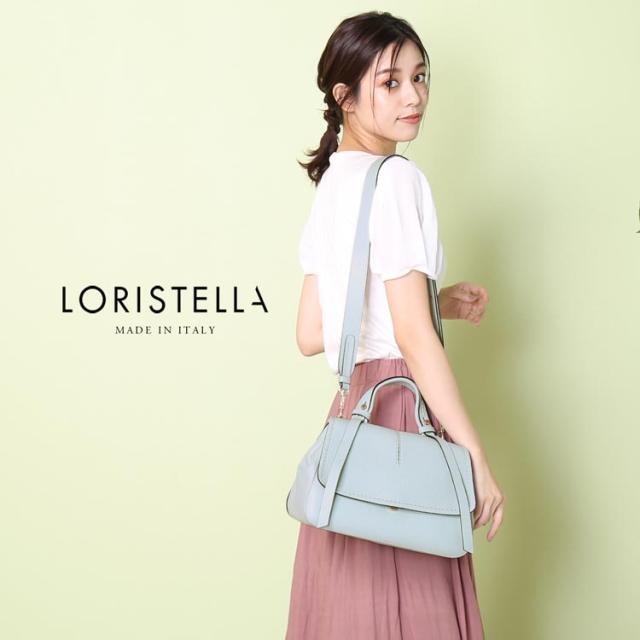 LORISTELLA レザーバッグ 2way レディース ピンク オレンジ