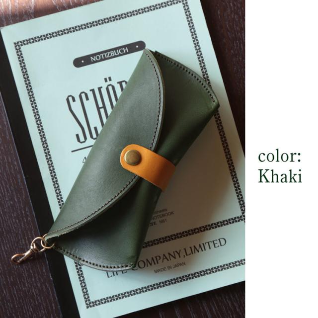 Jamale 栃木レザー 眼鏡ケース レディース シュリンクレザー 牛革 日本製