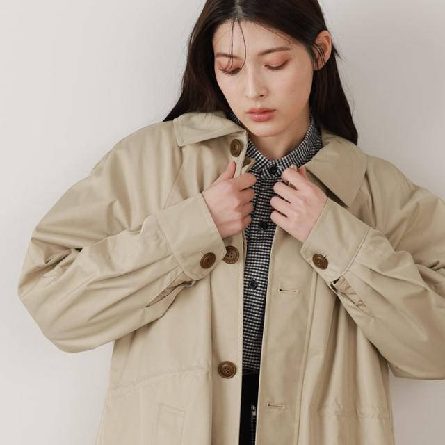 3WAY ステンカラーコート ロング丈 ライナー付き