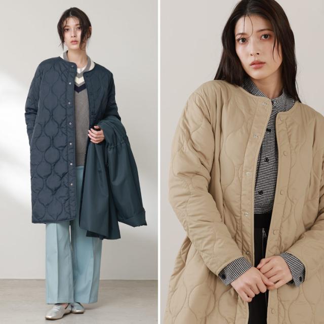 3WAY ステンカラーコート ロング丈 ライナー付き