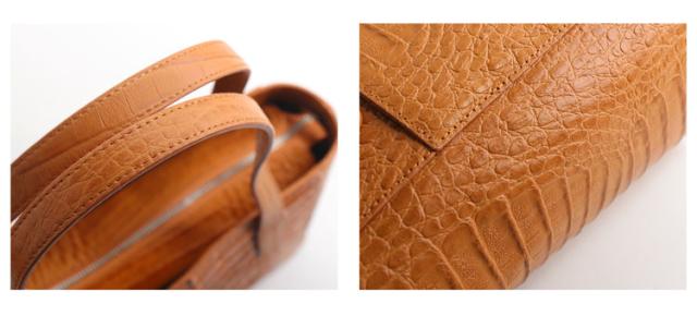 カイマン 牛革 トートバッグ レディース