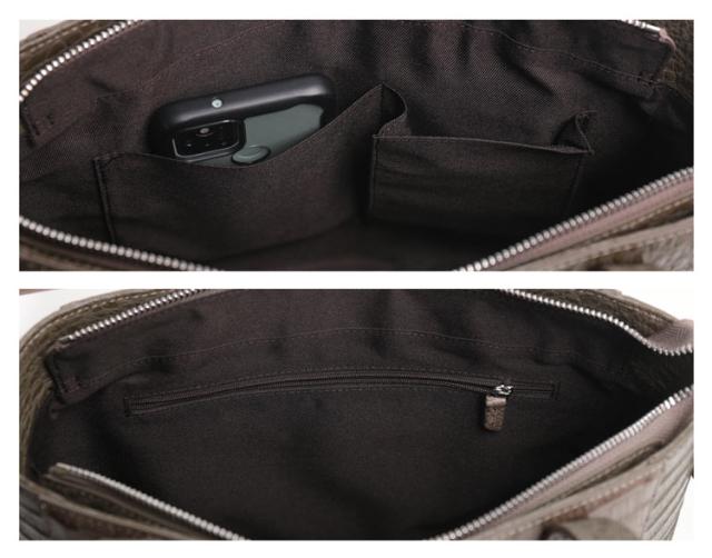 カイマン 牛革 トートバッグ レディース