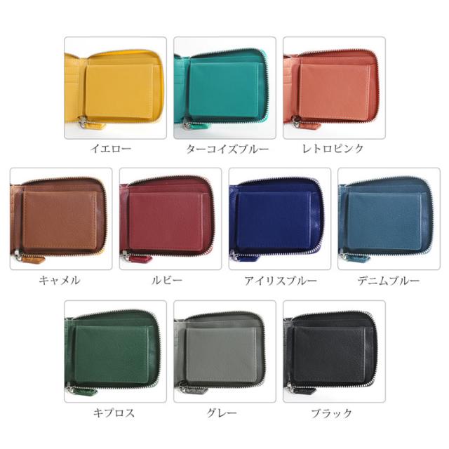 クロコダイル コンパクト財布 マット 加工 レディース