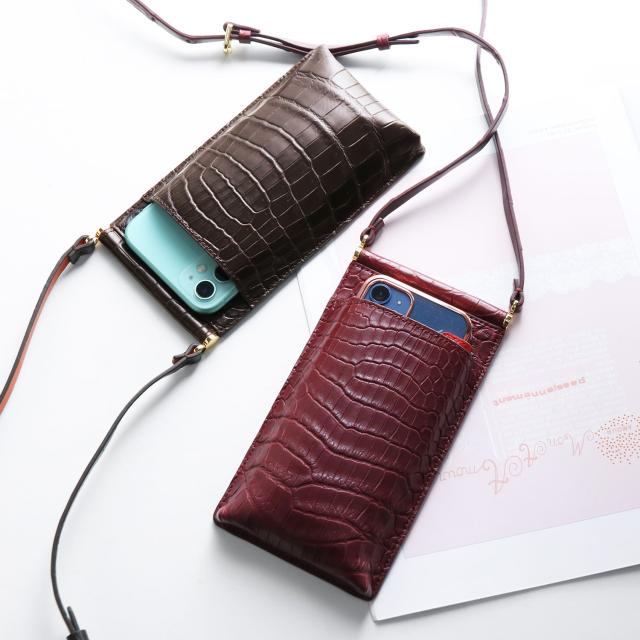 ナイルクロコダイルスマホポーチ
