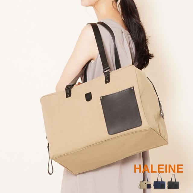 四角 トート バッグ HALEINE ブランド スクエア バッグ