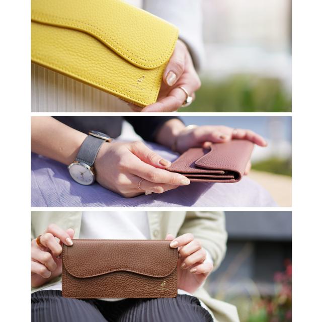 本革 薄い 長財布