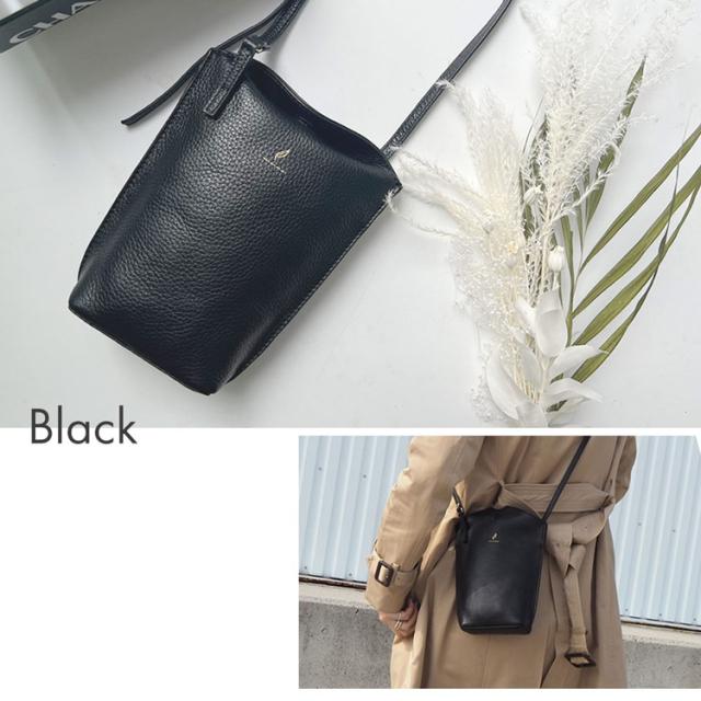 mieno ミエノ 本革 ミニショルダー バッグ スマホポーチ レザー