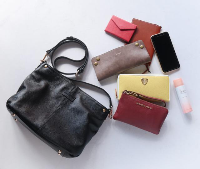 gina clair 本革 バッグ 2way