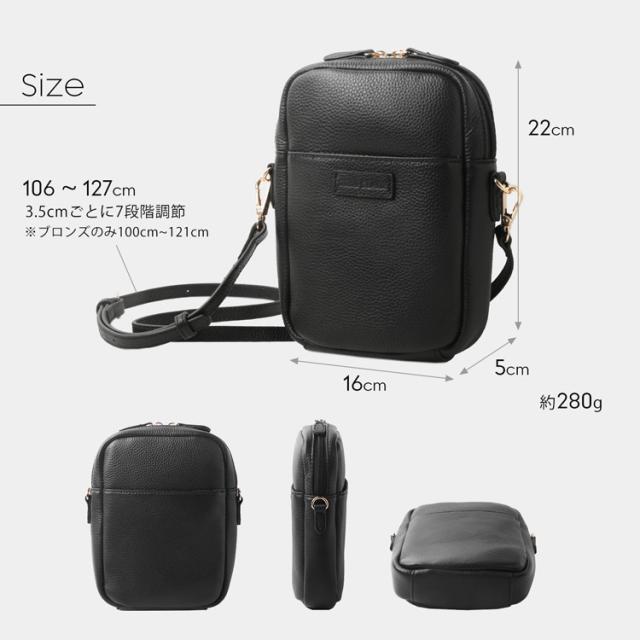 gina clair 本革 ショルダーバッグ