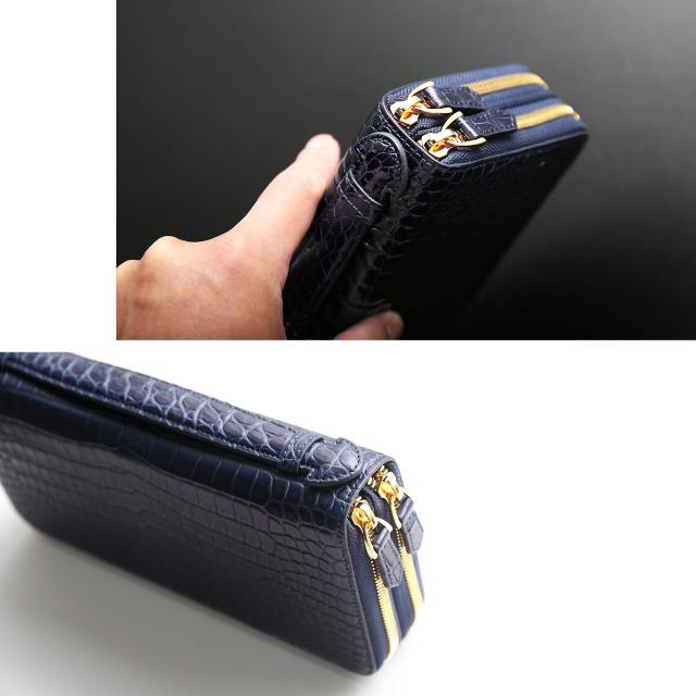 ダブルファスナーのオーガナイザー