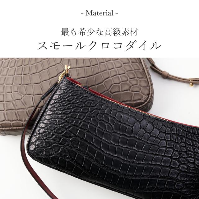 スモールクロコダイル ポロサス バッグ