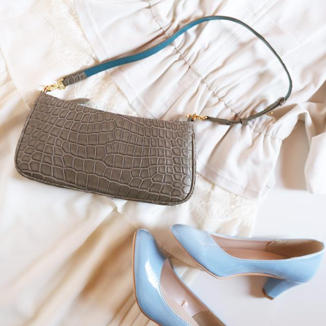 クロコダイル バッグ レディース トープ