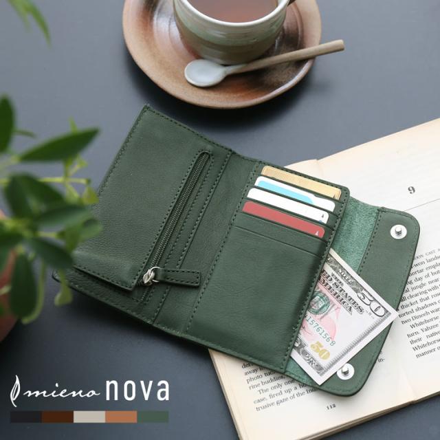 mieno本革ミニ財布nova