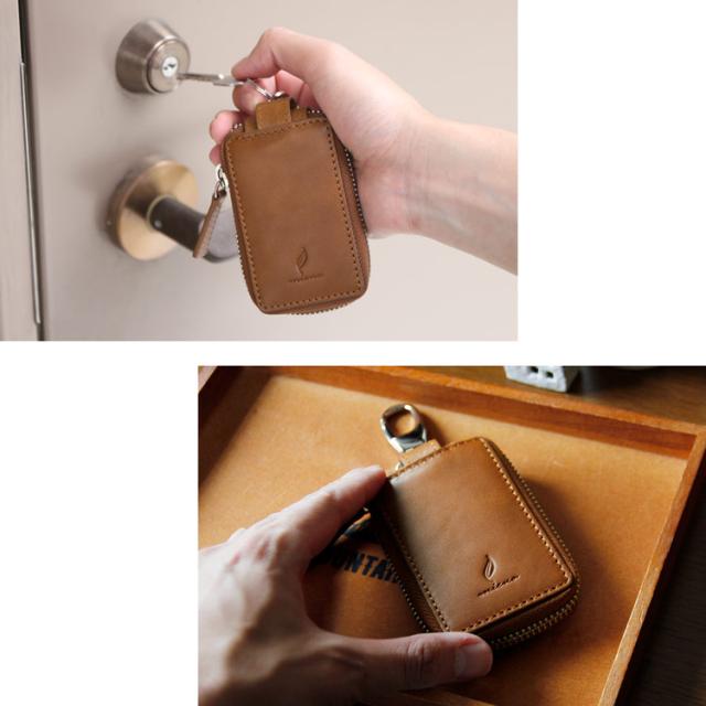 本革 スマートキーケース