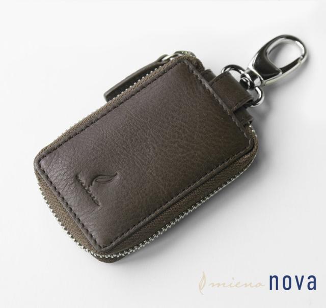 本革 スマートキーケース グリーン