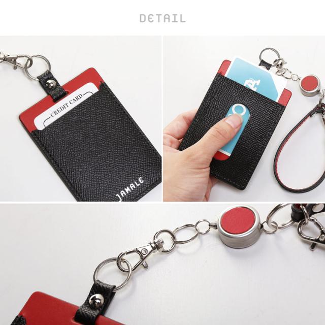 jamale 本革 パスケース