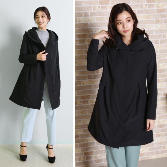 レディース ライナー付き コート シンプルデザインン