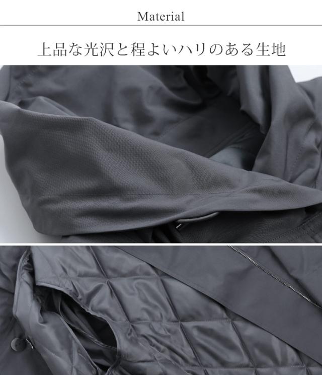 レディース ライナー付き コート シンプルデザインン