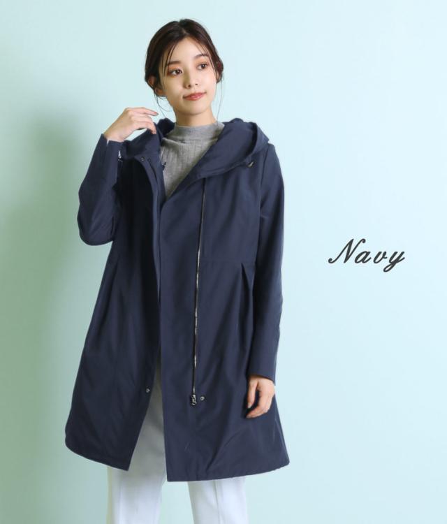 レディース ライナー付き コート シンプルデザインン