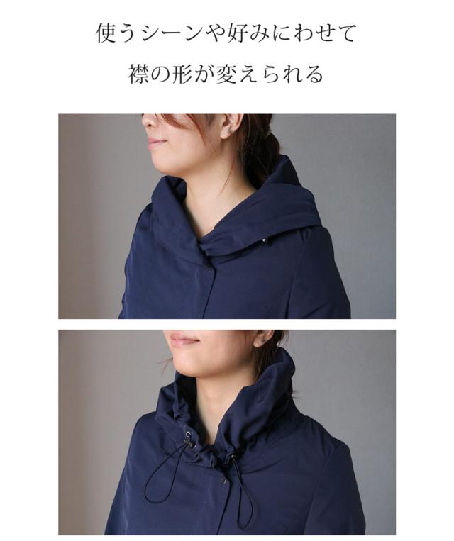 レディース ライナー付き コート シンプルデザインン