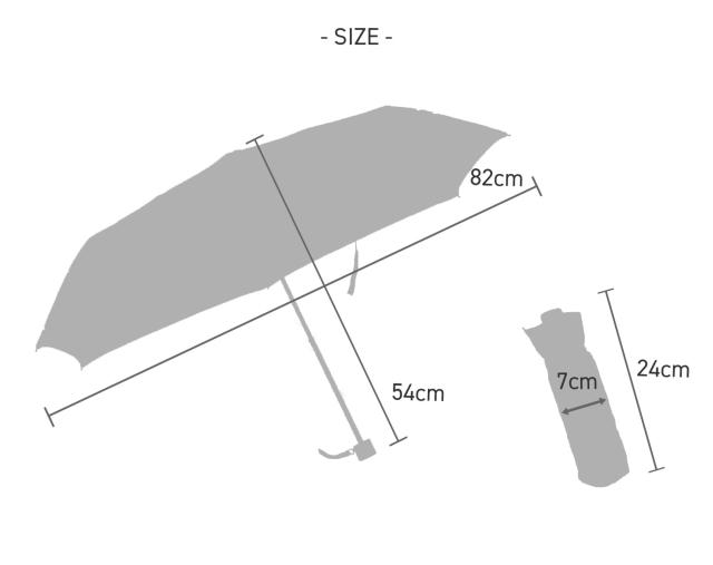 折りたたみ日傘 刺繍
