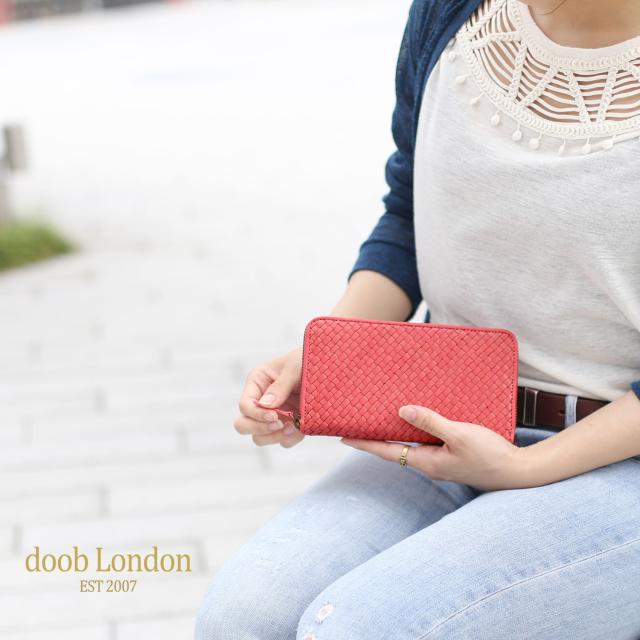 長財布 プレセント ピンク