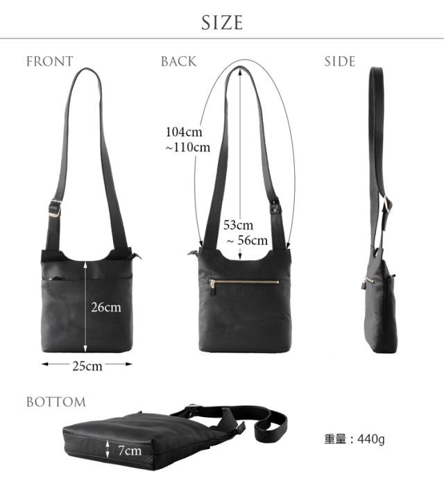 牛革 日本製 ショルダーバッグ レディース