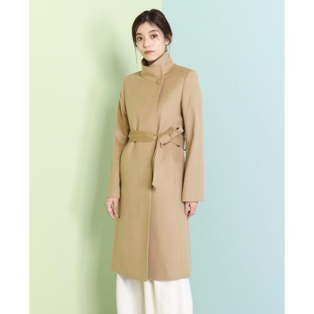 スタンドカラーコート