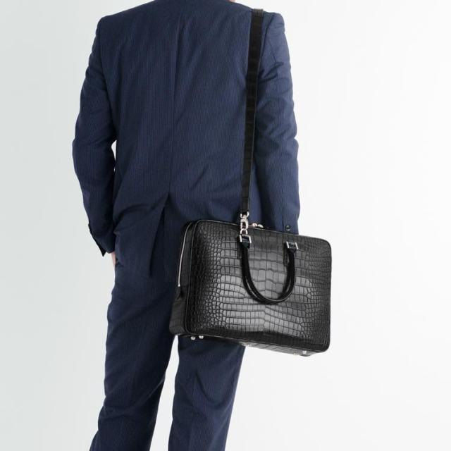 クロコダイルショルダーバッグ
