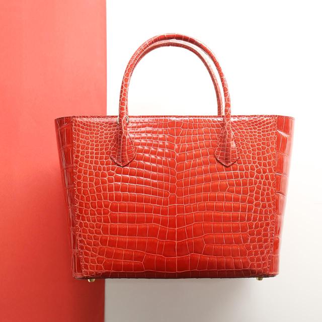スモールクロコダイルハンドバッグ