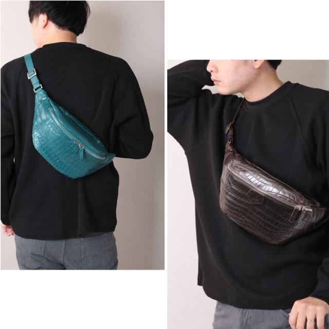 ウエストバッグ本革
